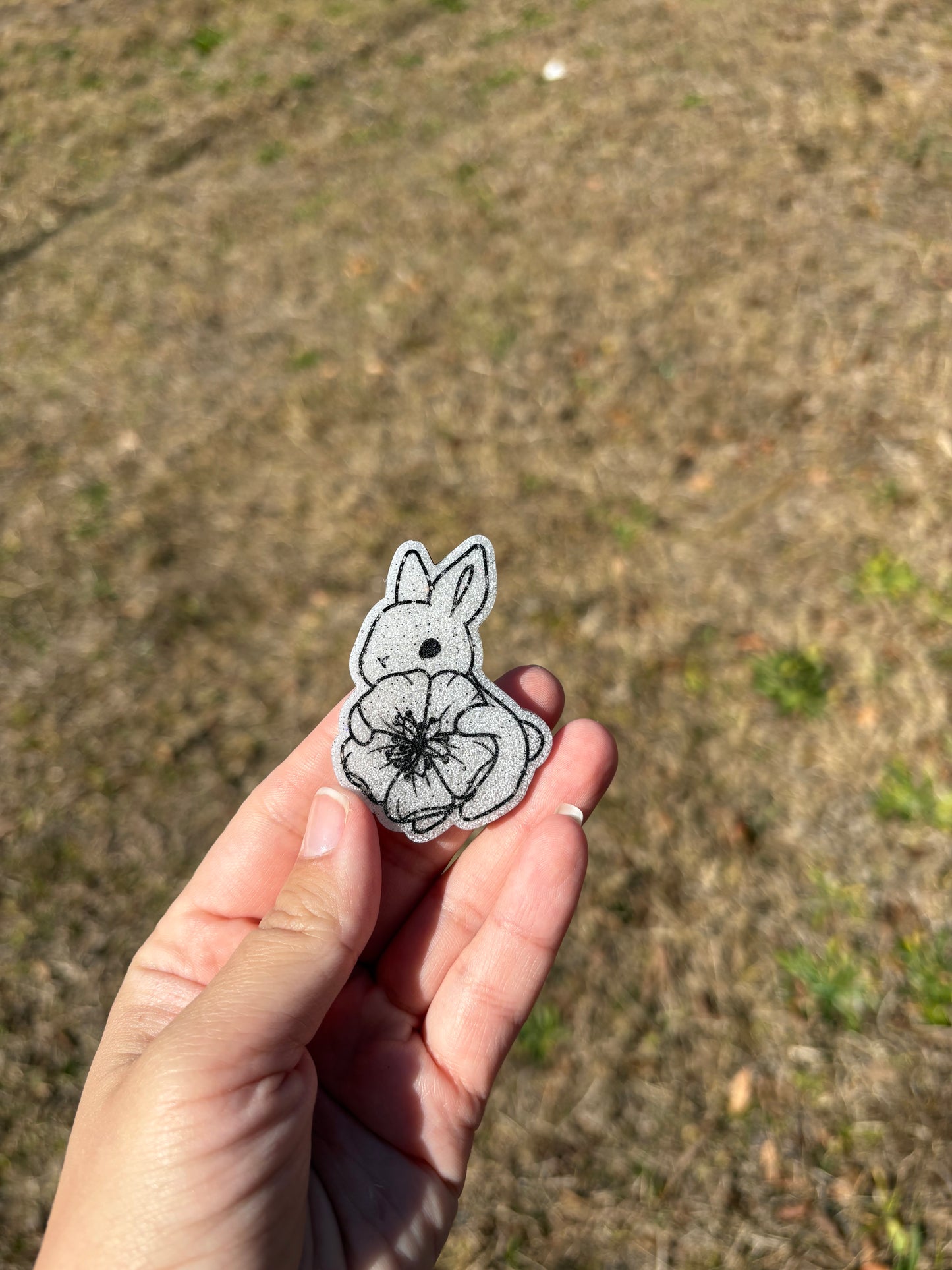 Custom Bunny Hugs Flower