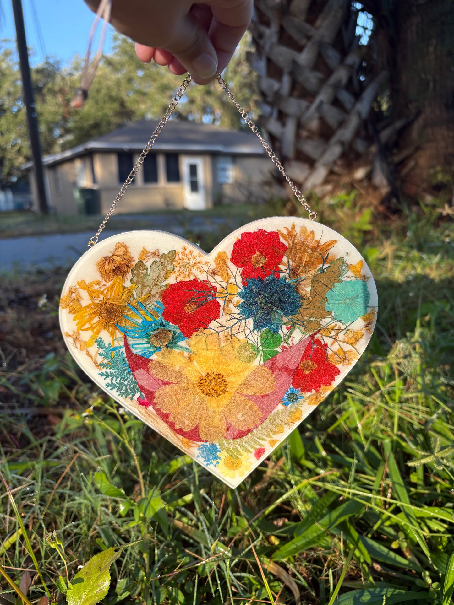 Custom Hanging Heart