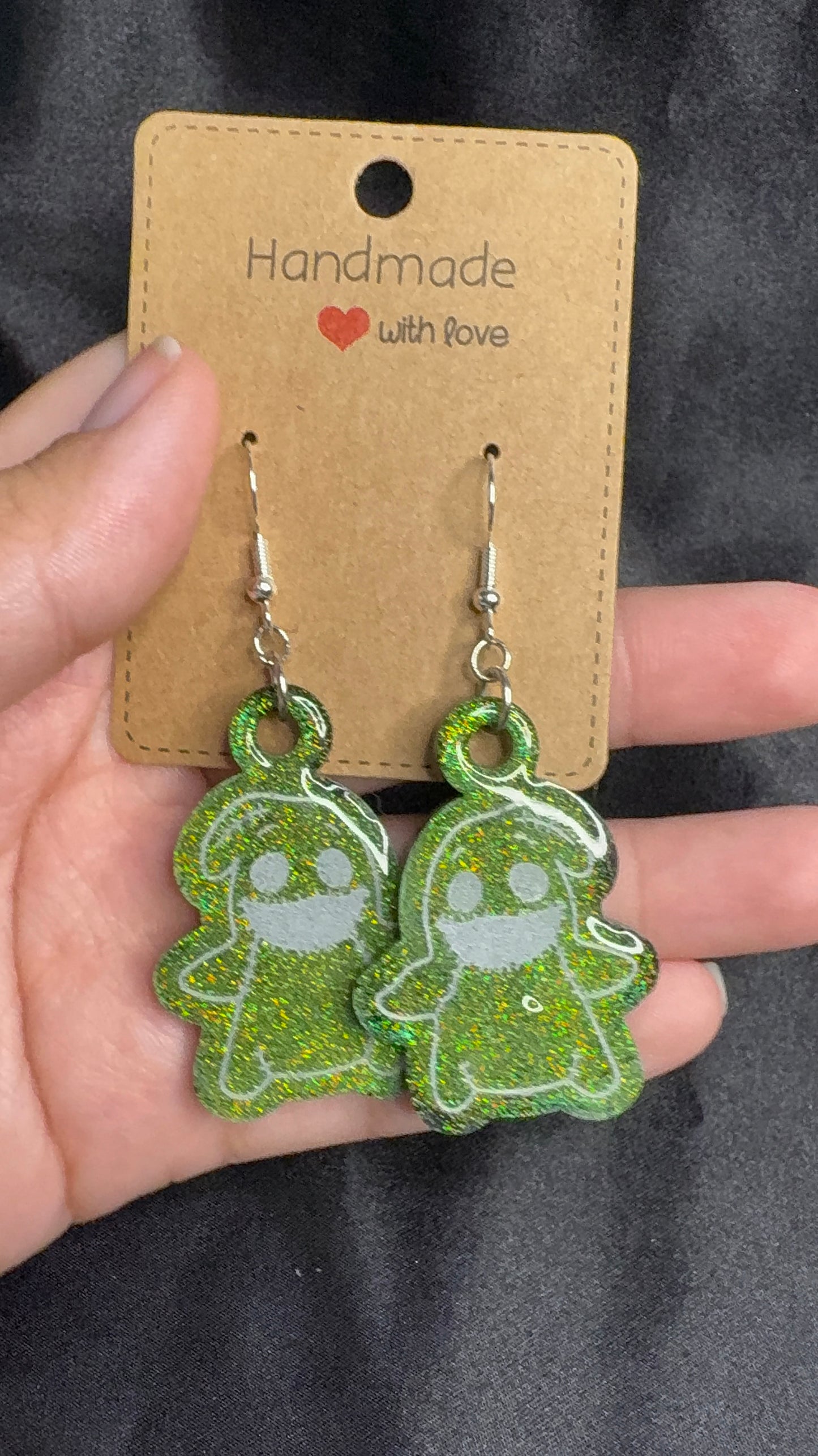 Custom Oogie Boogie Earrings