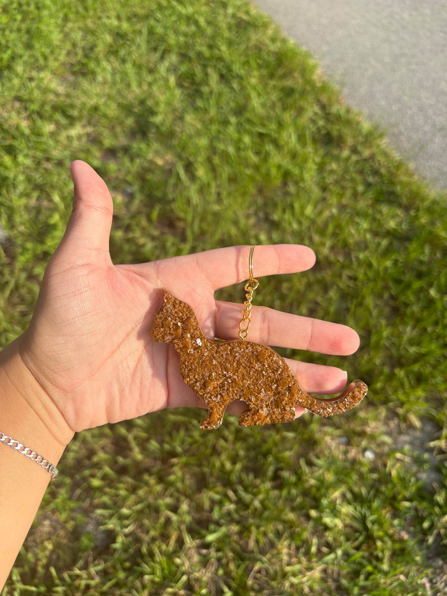 Custom Druzy Cat