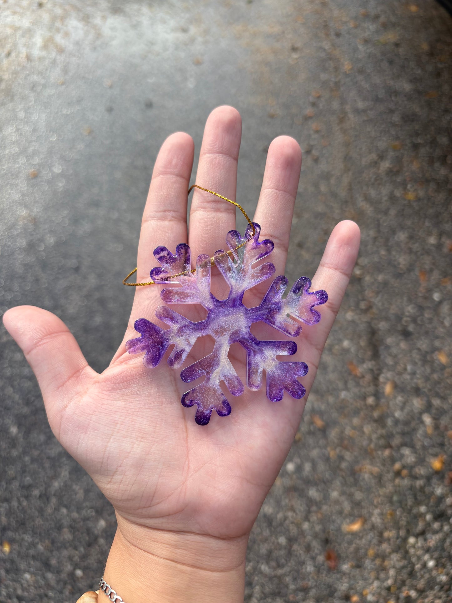 Custom Mini Snowflake Ornament