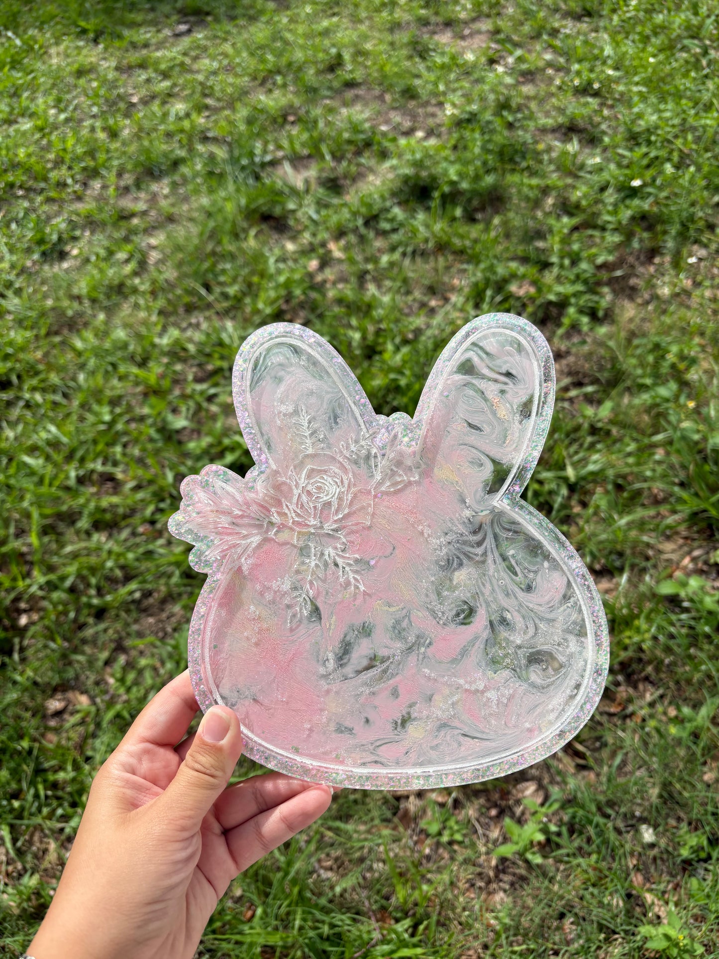 Custom Floral Bun Tray