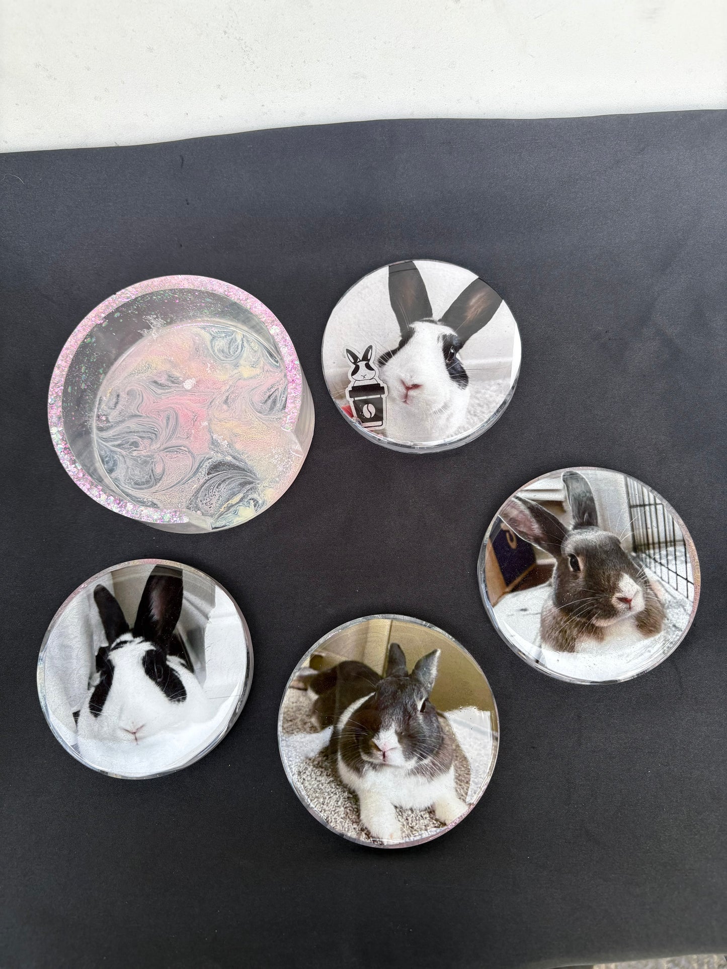 Custom Circle Coaster Set