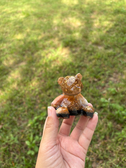 Custom Geometric Bear Figurine