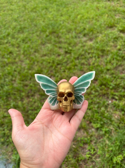 Custom Butterfly Skull