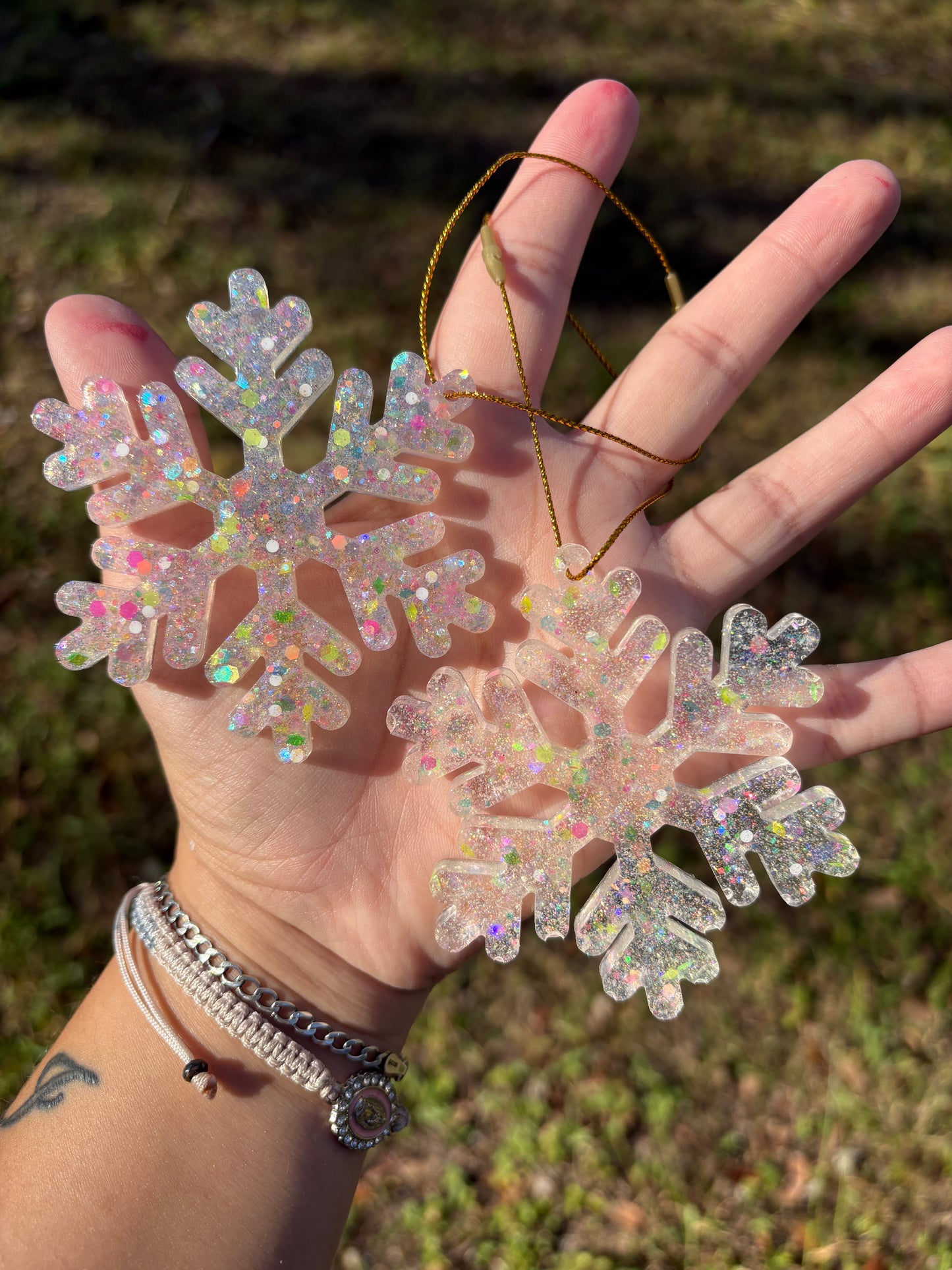 Custom Mini Snowflake Ornament