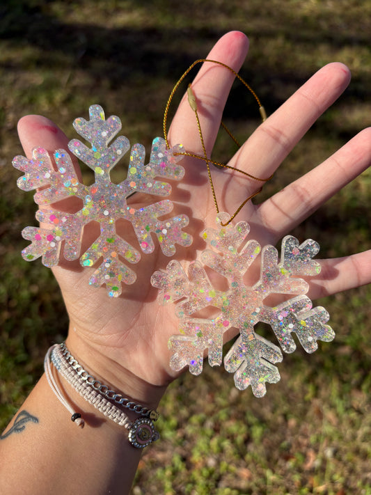 Custom Mini Snowflake Ornament