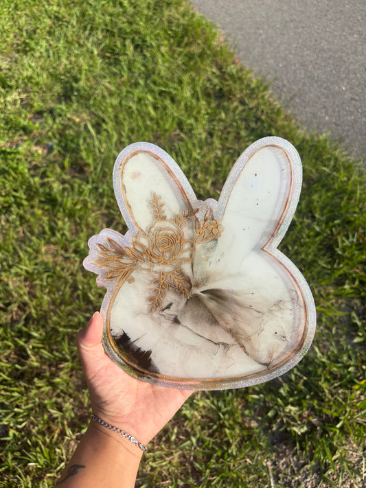 Custom Floral Bun Tray