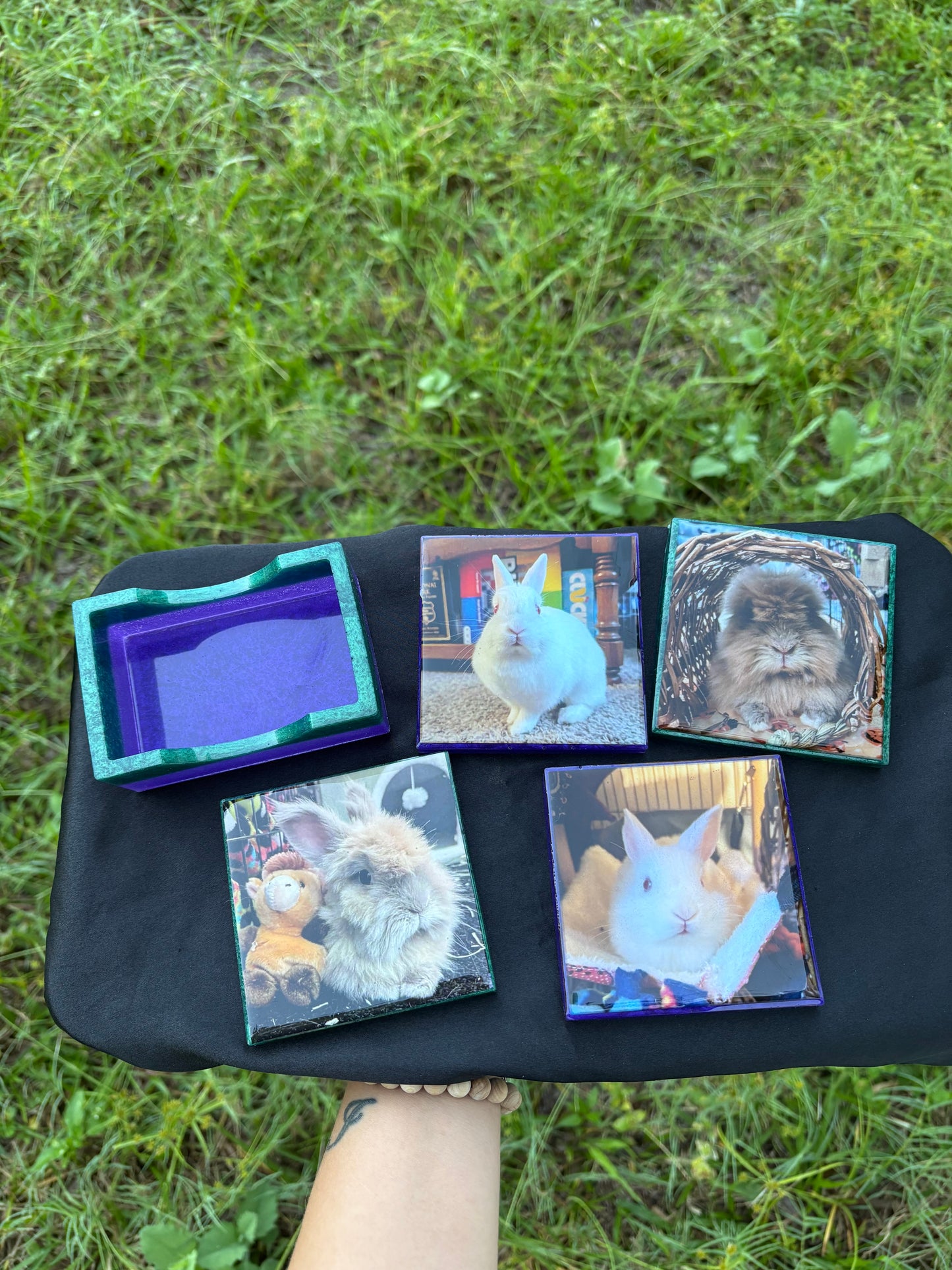 Custom Square Coaster Set