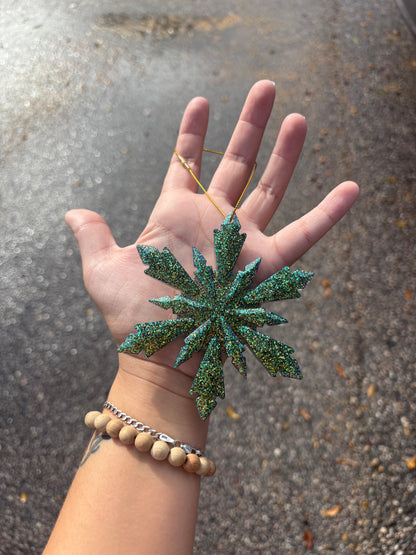 Custom Big Snowflake Ornament