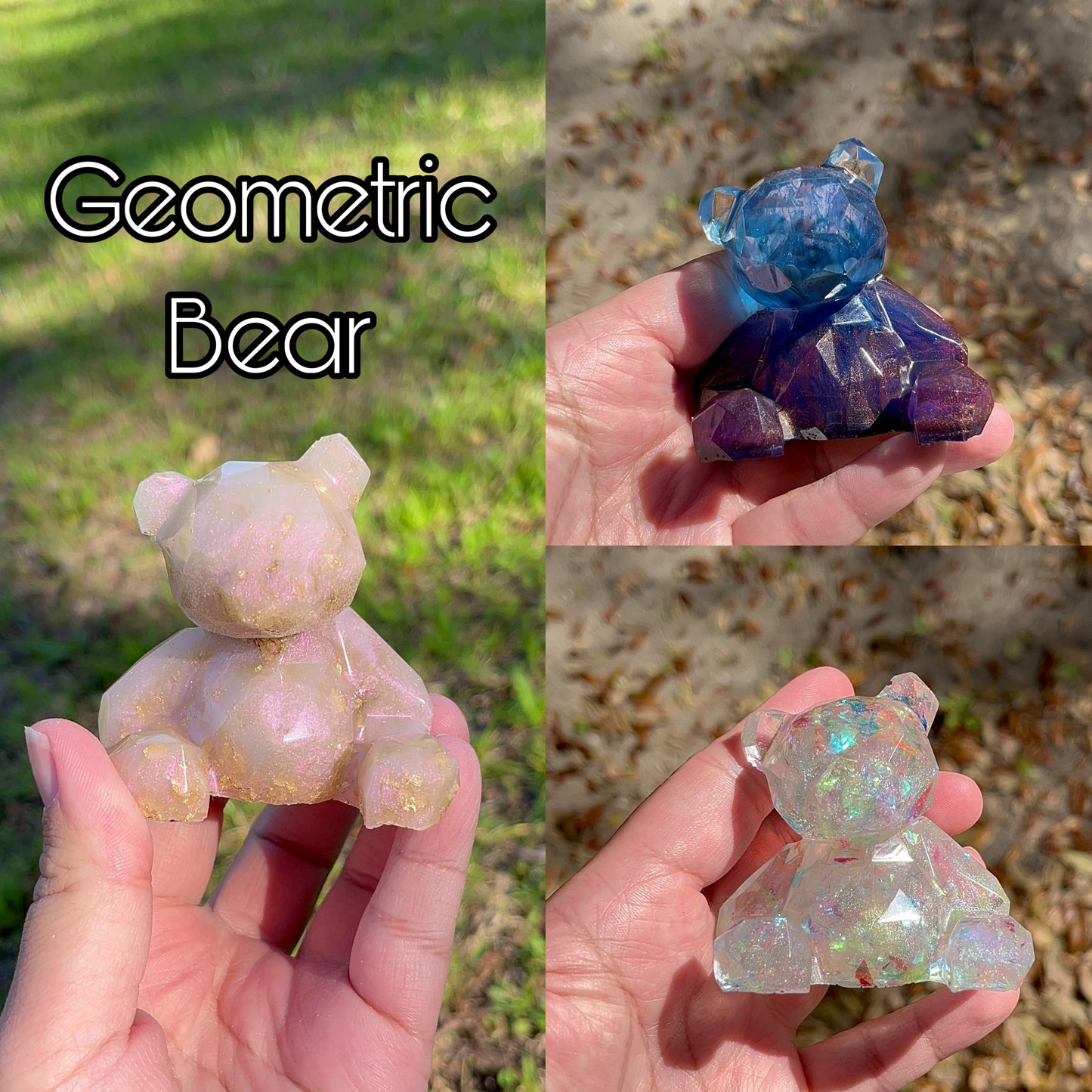 Custom Geometric Bear