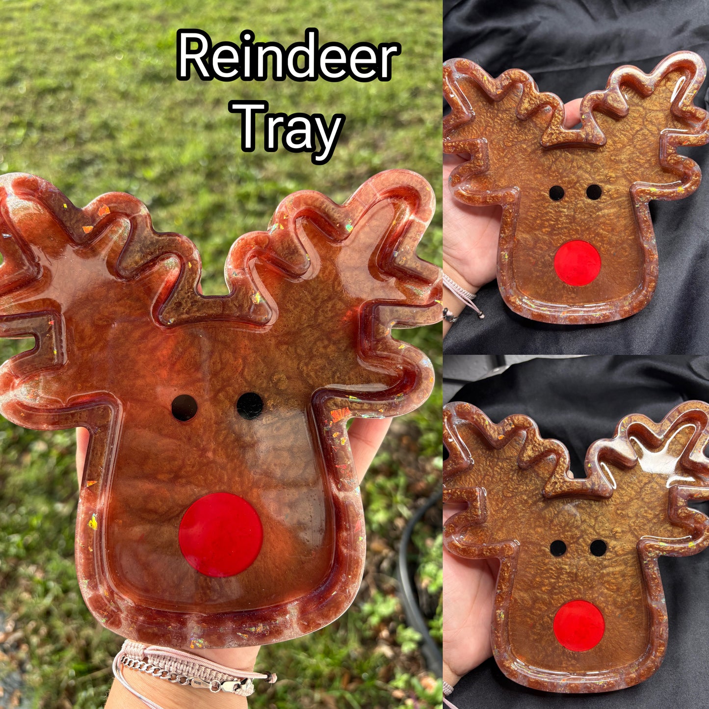 Custom Reindeer Tray